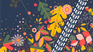 Fall Trail, by Ellen Schofield. A poster created for ARTCRANK MSP 2018.