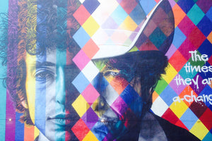 Hi Bob! Kobra Puts the finishing touches on his Dylan homage