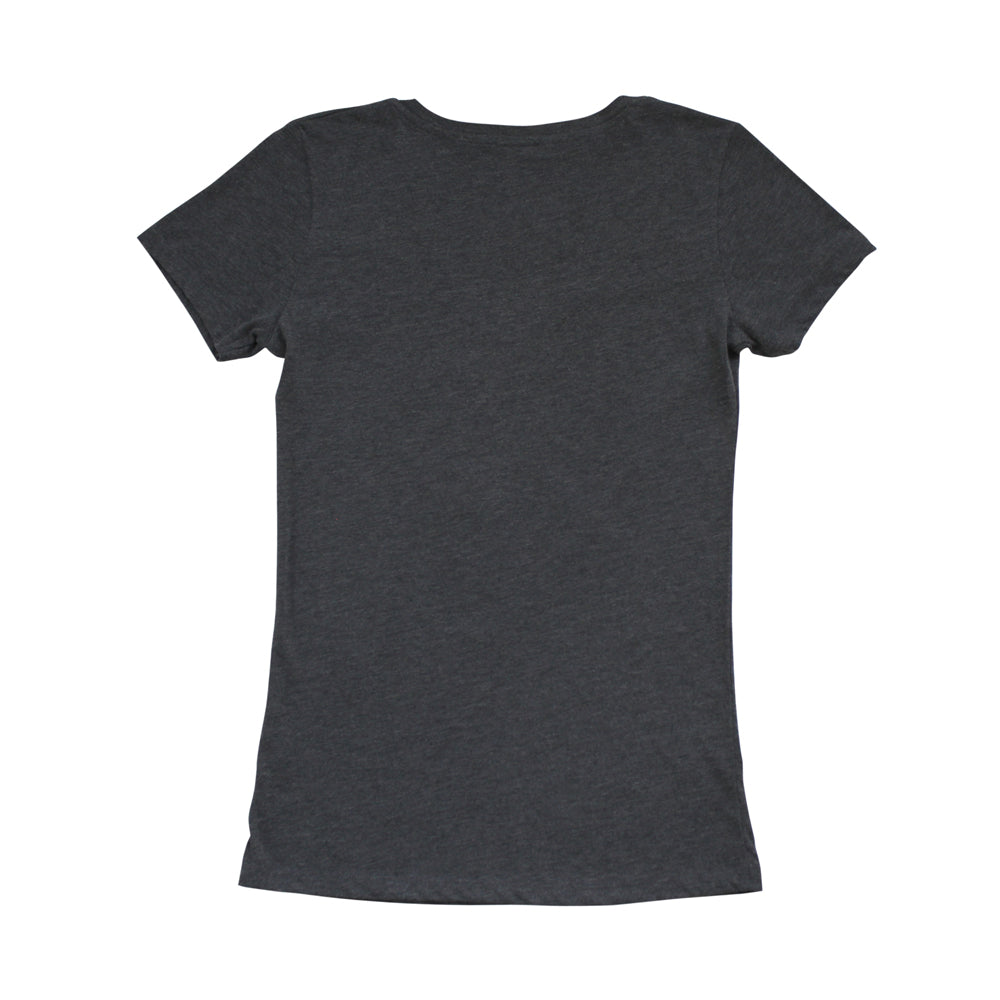 V-Neck T-Shirt:Grey